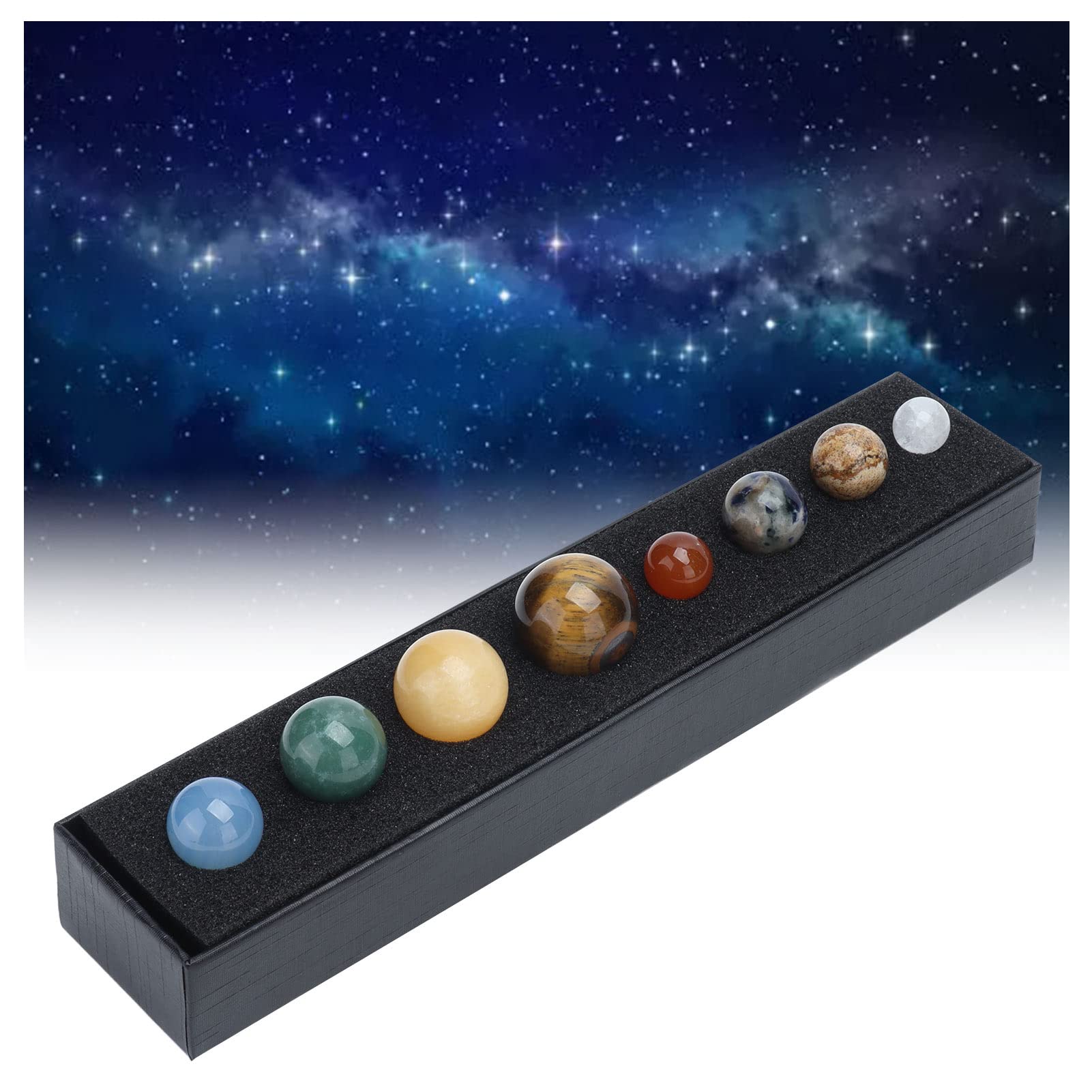 Amazon.com: Natural Gemstones Solar System Model - 8 Planets